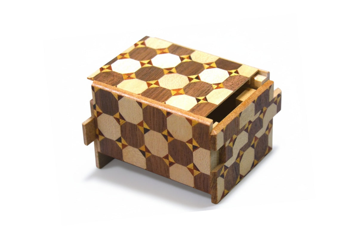 Mini 12 Step Yakko Japanese Puzzle Box – Handcrafted Secret Box