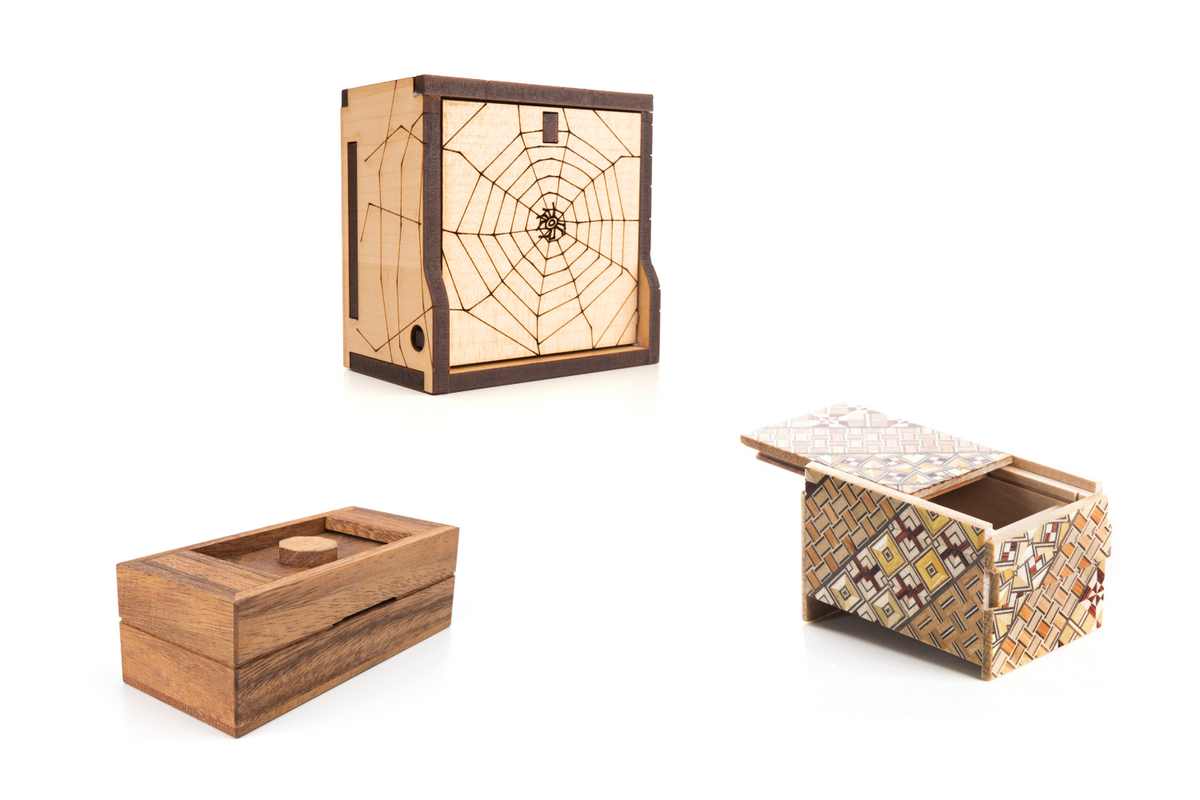 Kubiya Hidden Compartment Puzzle Box Set – Kubiya Games