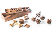 Twelve Wooden Puzzle Gift Set