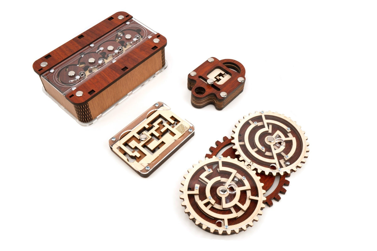 Viking Puzzle Box Maze - Sequential Puzzle, brain teaser puzzle box, high quality mechanical