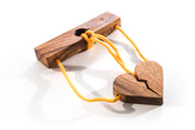 Broken Heart Brain Teaser Wooden Puzzle