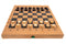 Backgammon & Checkers Foldable Board Game 2 in 1