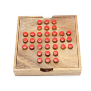 Peg Solitaire - IQ Game Wooden Board