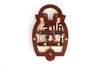 Labyschloss Wooden Lock Maze Sequential Puzzle 