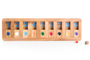 Wooden Mathematical Shut the Box Multiplayer Game