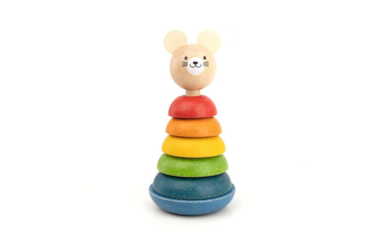 Stacking Ring - Natural Organic Wooden Baby Toy