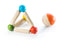 Triangle Clutching Toy Natural Wood Baby Toy