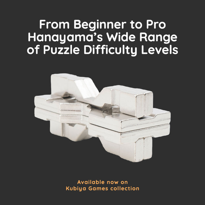 From Beginner to Pro: Hanayama's Wide Range of Puzzle Difficulty Levels