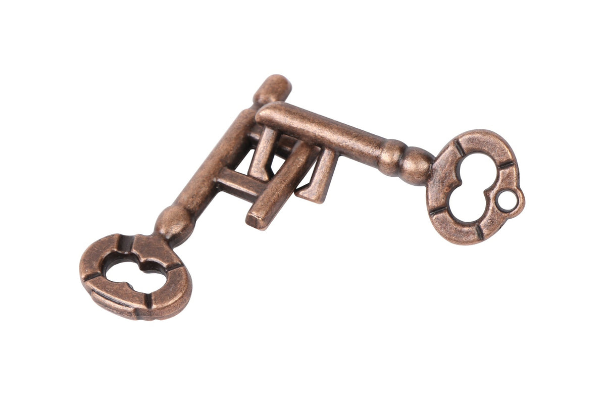Cast Two Keys Puzzle – Classic Metal Brain Teaser for Beginners ...