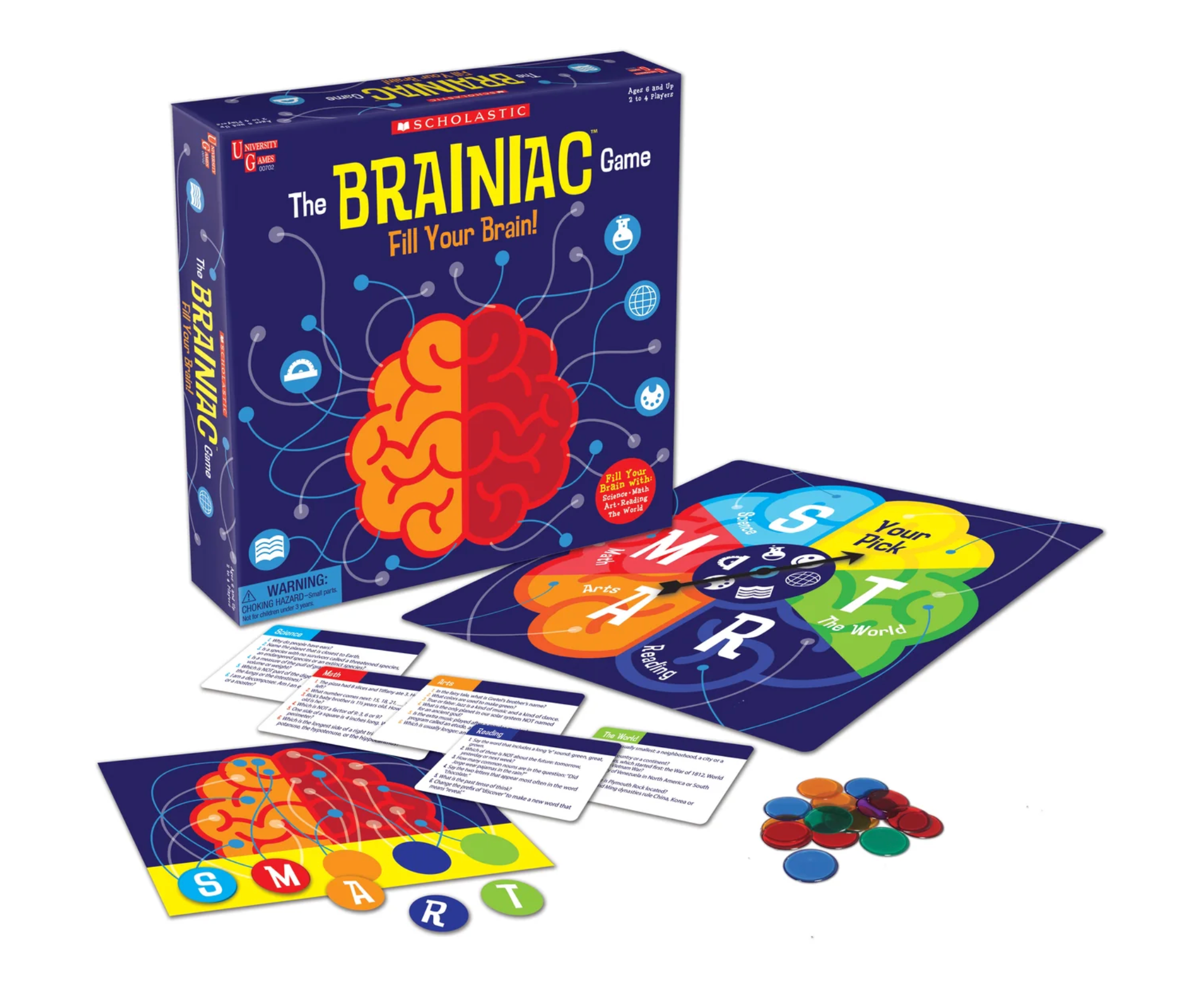 The Brainiac Game - Fill Your Brain with Knowledge! – Kubiya Games