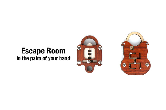 Escape Room Puzzle Locks - Difficult trick lock puzzles for adults
