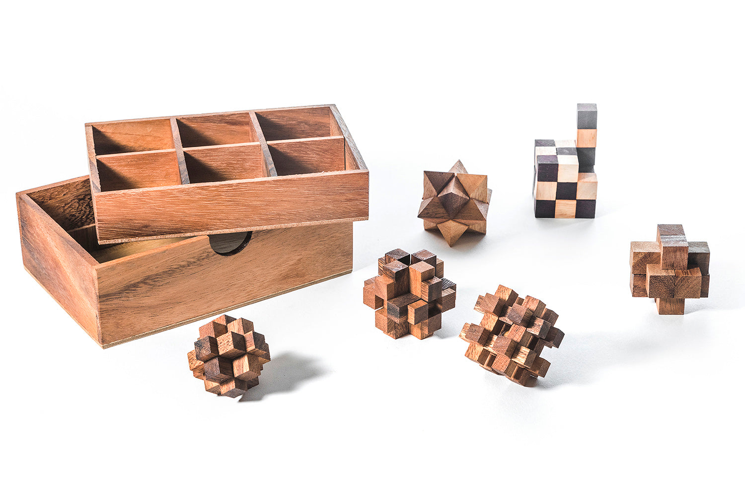 6 Wooden Puzzle Gift Set-108S