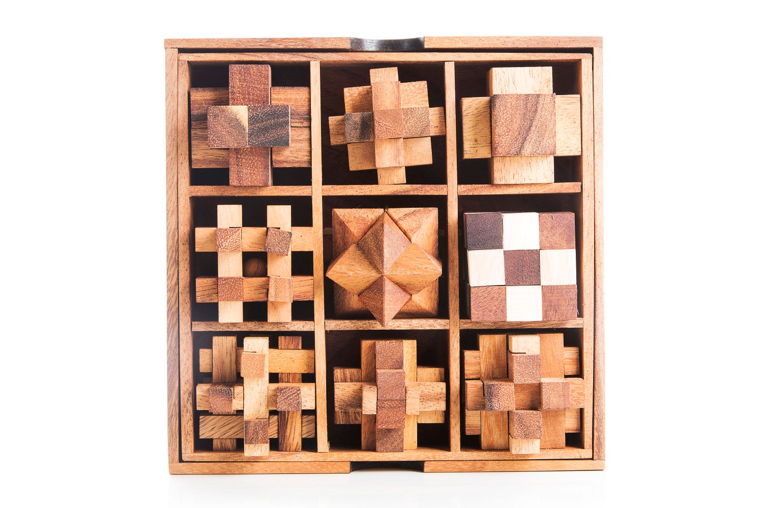 Master the Art of Puzzling: 9-Piece Wooden Puzzle Set for Experts ...