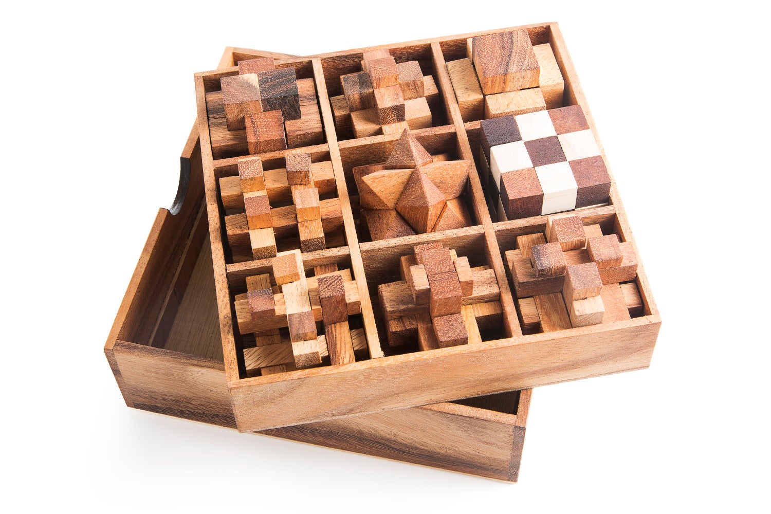 Puzzle bois 9 pièces - Les 3 Petits Cochons - Puzzles moins de 18