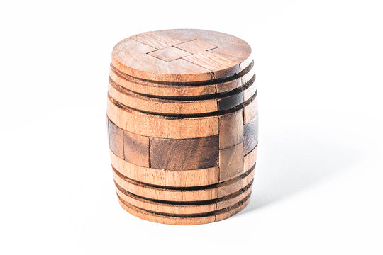 Wooden Japanese Barrel Puzzle Brain Teaser
