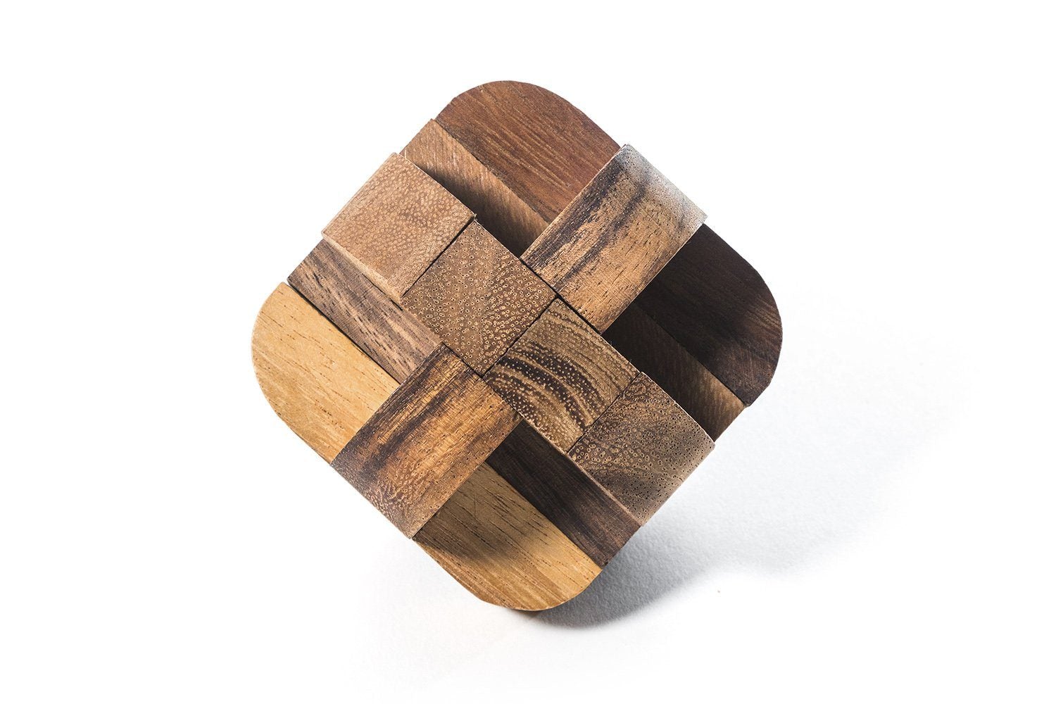Cylinder Cube Puzzle - Brain Teaser Wooden Puzzle – Kubiya Games