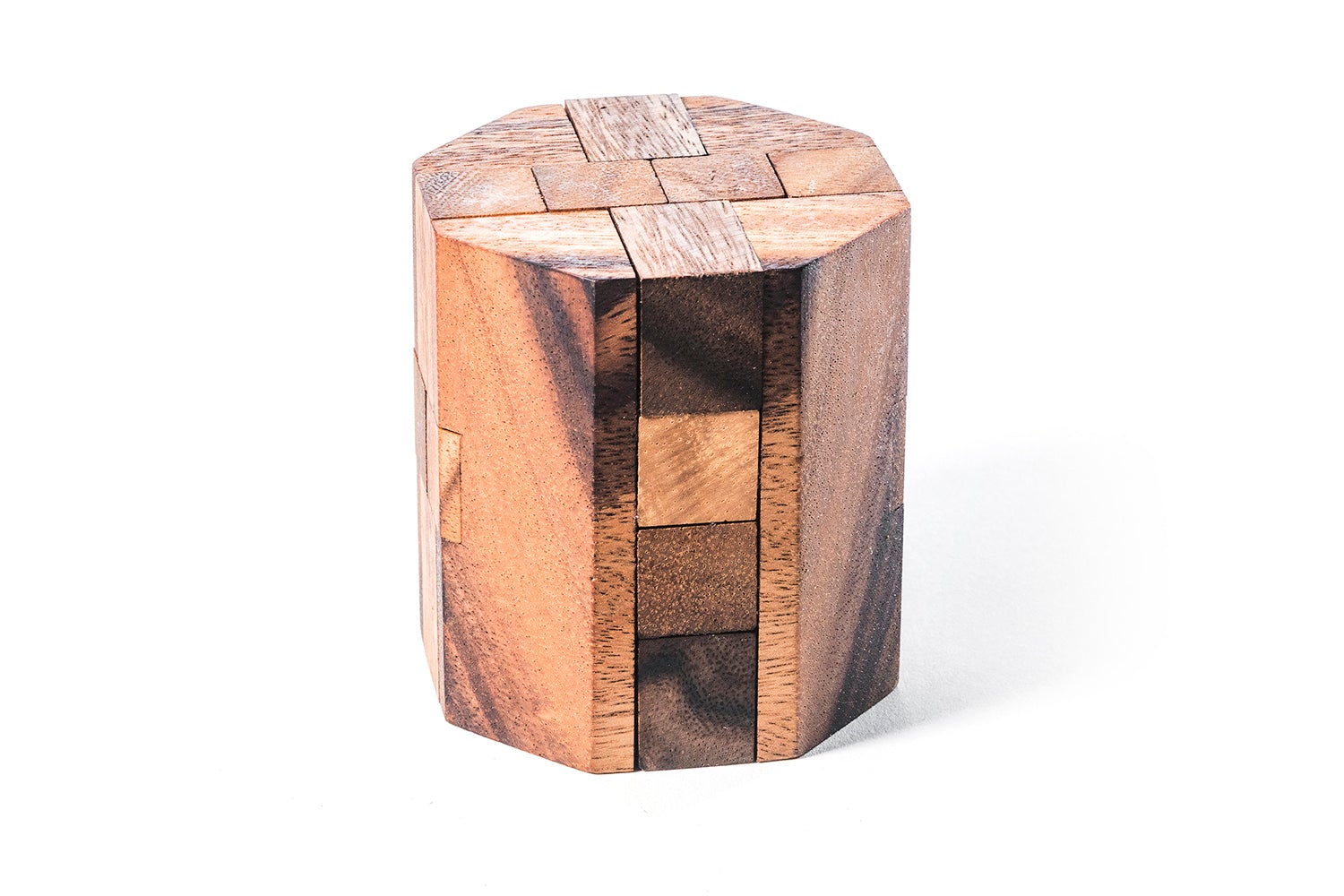 Cylinder Cube Puzzle - Brain Teaser Wooden Puzzle – Kubiya Games