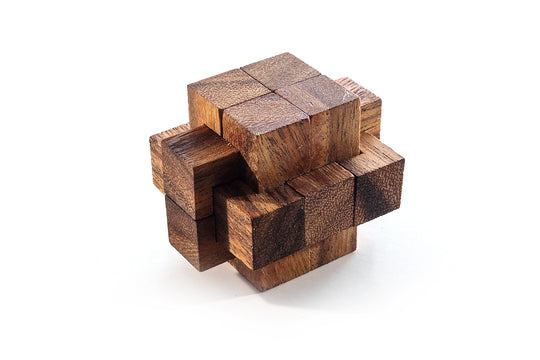 IX Burr Wooden Interlocking Puzzle
