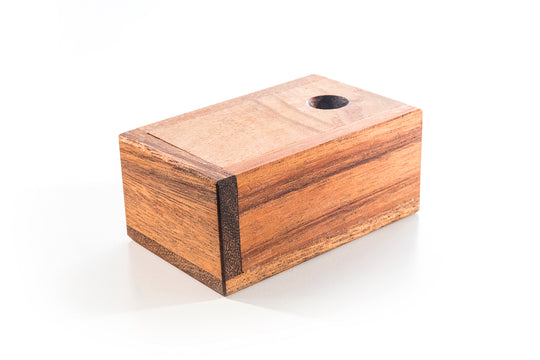 wooden puzzle box - blocks tricky brain teaser