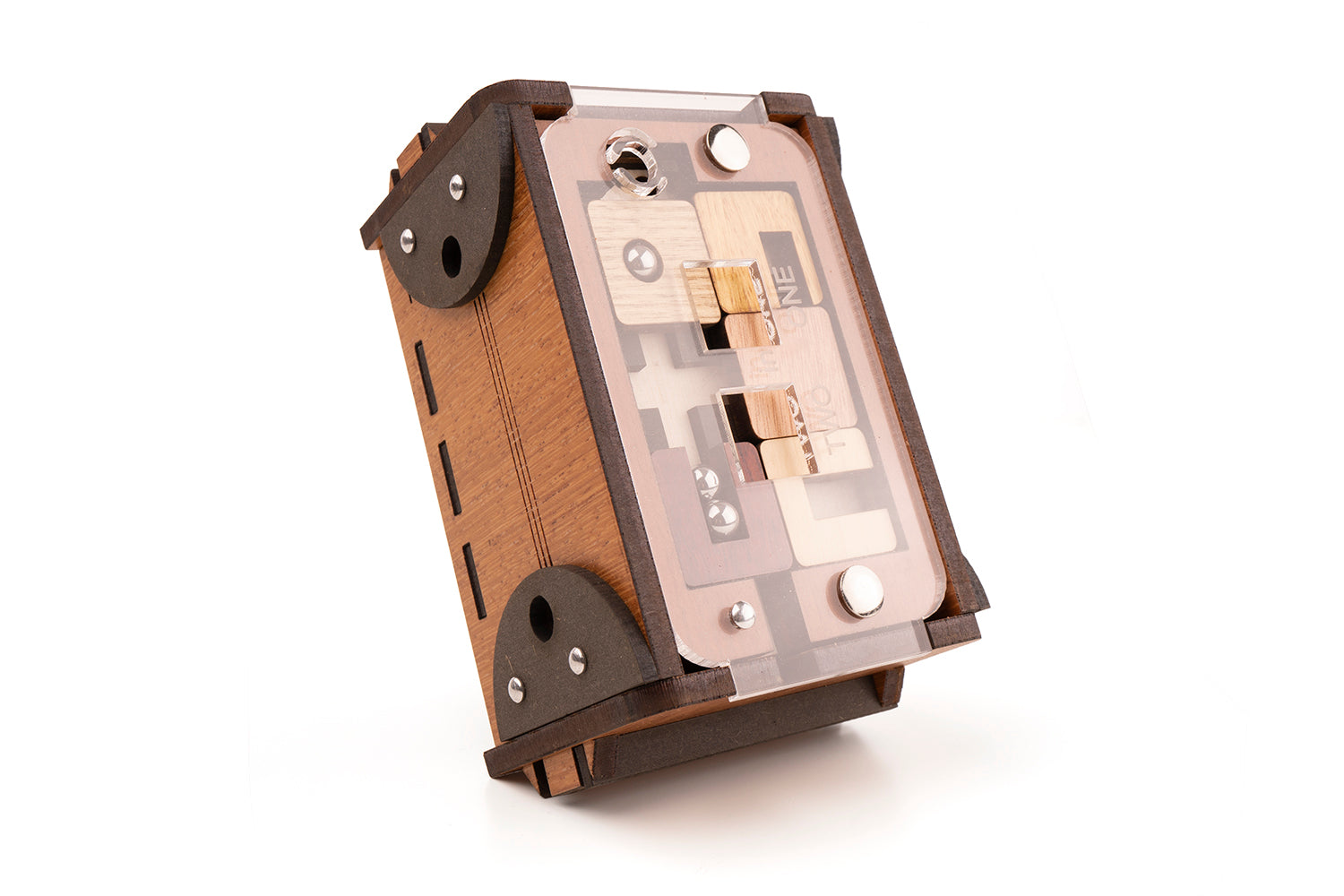 Puzzle Box For Two Rings Two in One Box - Sequential Puzzle Box – Kubiya Games