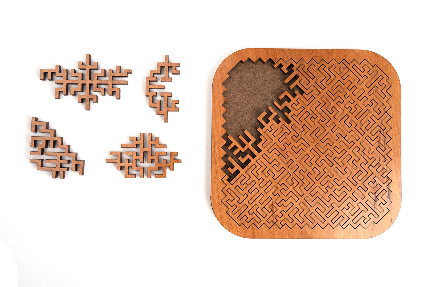 Fractal Geometry Contemporary Art Jigsaw Puzzles