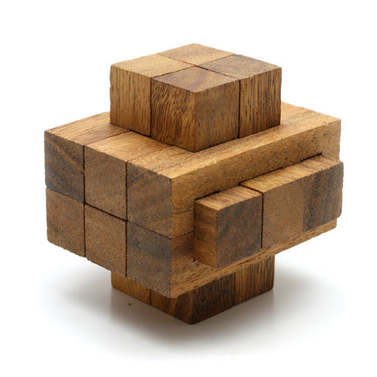 The Notch Wooden Mechanical Puzzle Burr 