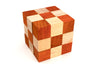 Orange Snake Cube Wooden Puzzle
