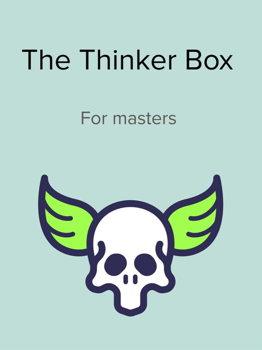 The Thinker Subscription Puzzle Box For Masters - Very Difficult Puzzles For Adults