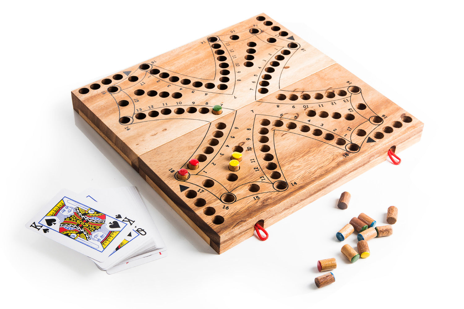 Ludo Game - Wooden Board Classic Strategy Fun Game