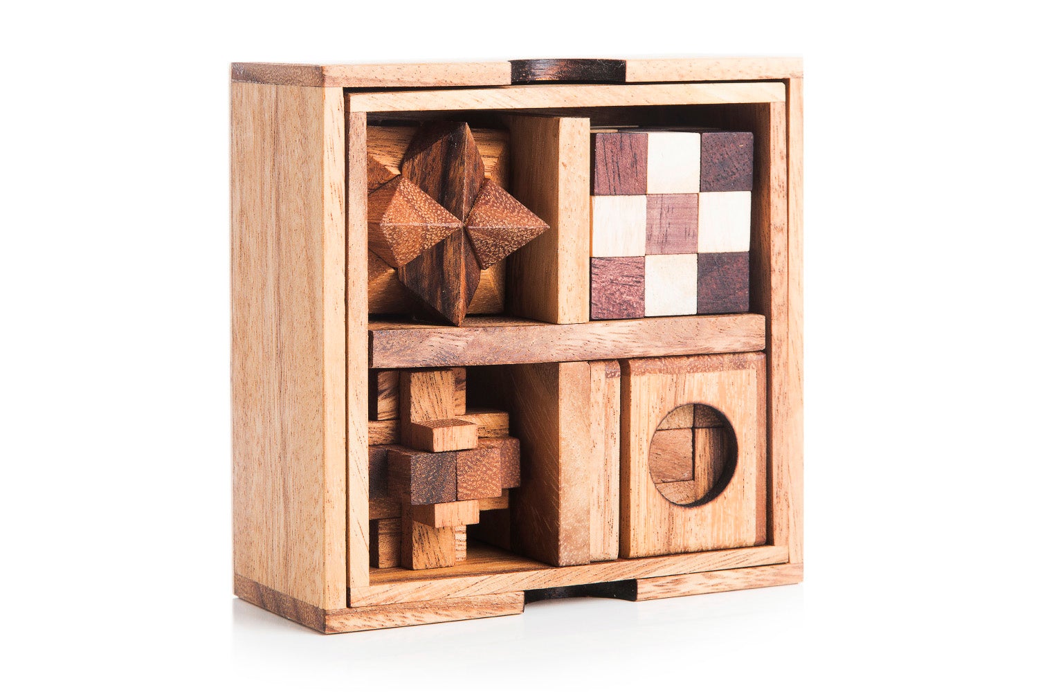 wooden puzzle set ---- wooden puzzle set for adult as gift.
