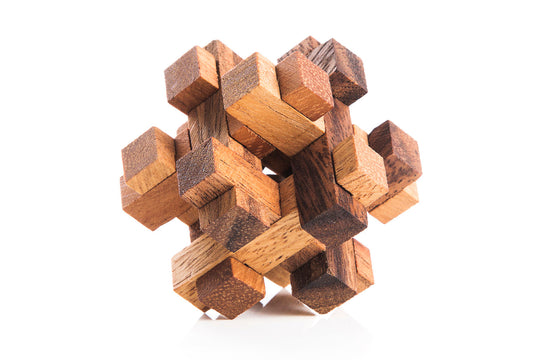 Tavor Interlocking Wooden Puzzle Brain Teaser 